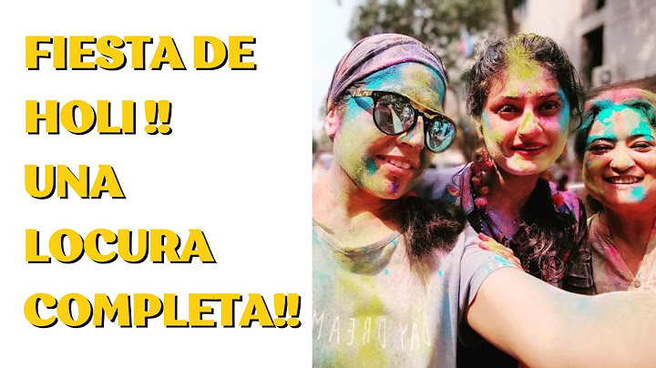 La fiesta de Holi con mi amigo colombiano   parte 2