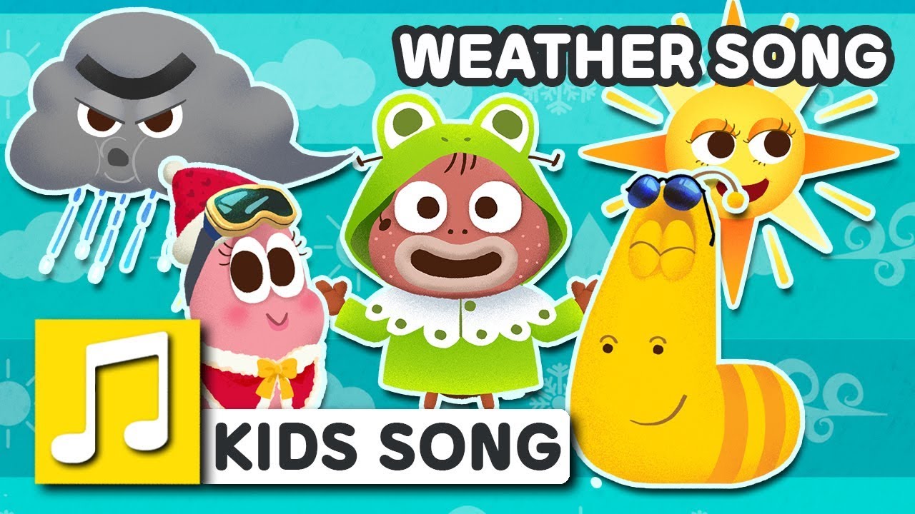 WEATHER SONG | ENGLISH NURSERY RHYME | BEST KIDS SONG | LARVA KIDS | FULL SONG | LEARNING ENGLISH