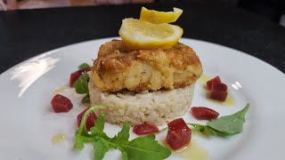 أرز بالسمك بطريقة المطاعم                        risotto au poisson   