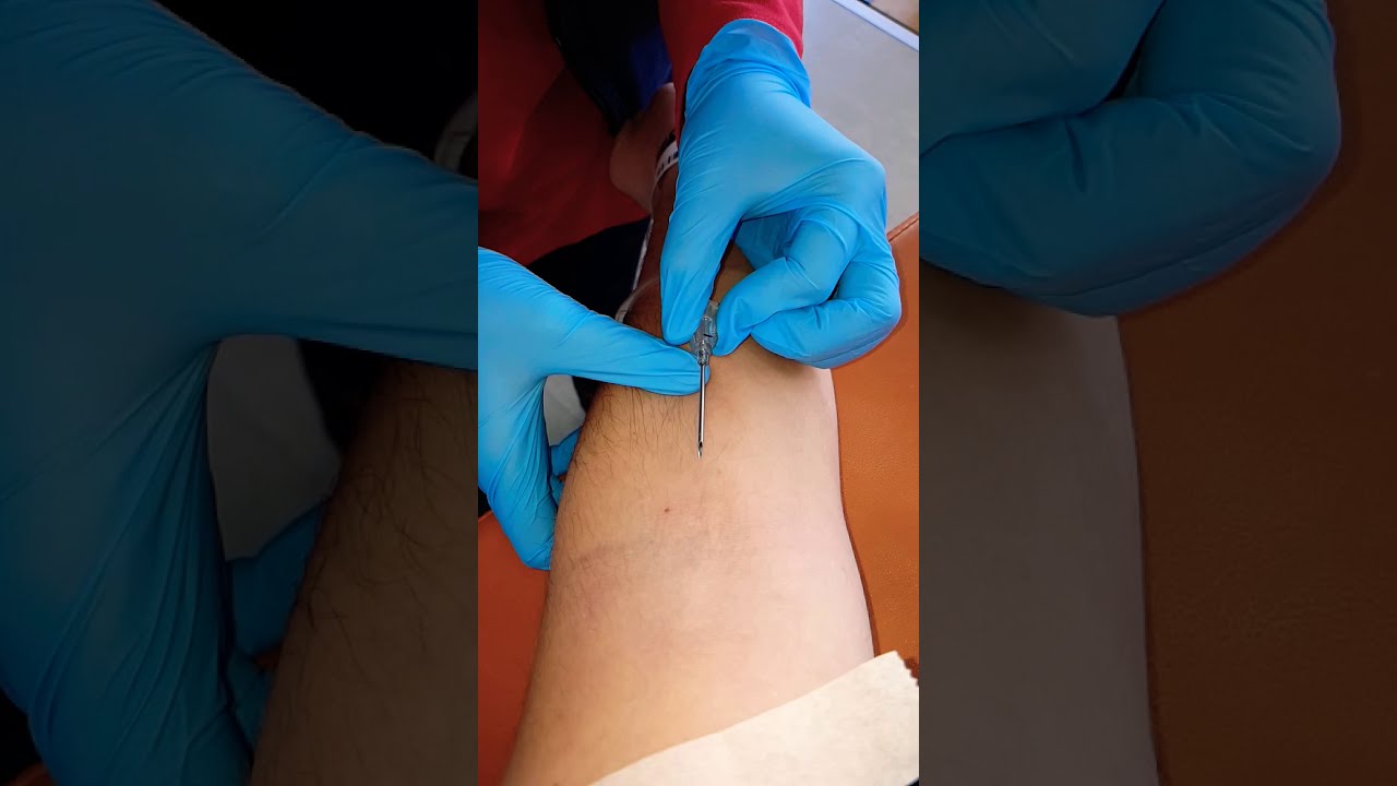 22. Kan bağışım ilk deneme damara giremedi / blood donation needle