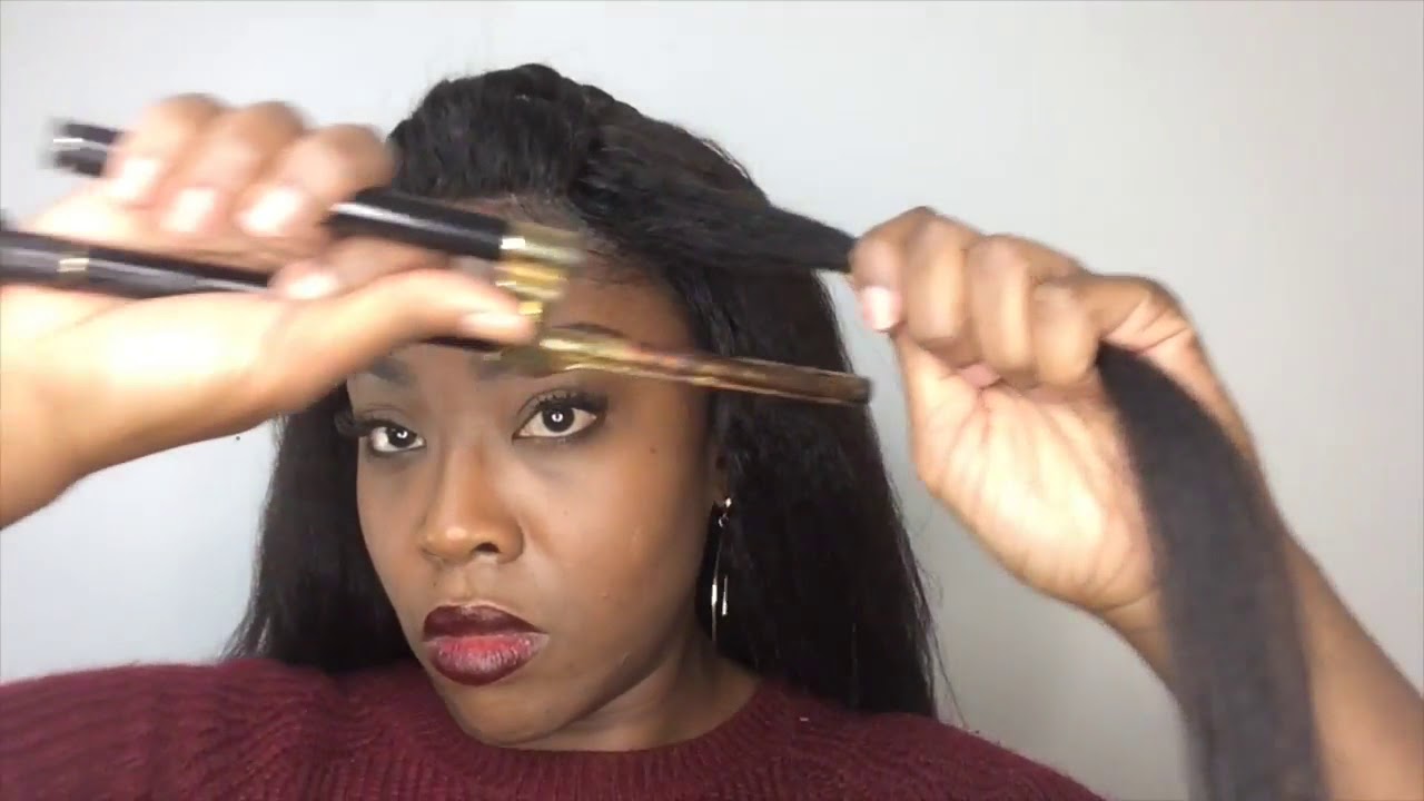 Versatile Natural Kinky Straight Hair Wig FT Eva Wigs