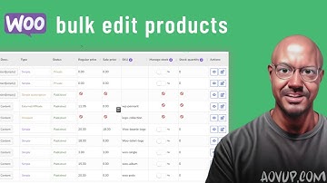 Free WooCommerce Bulk Edit Plugin (Setup)