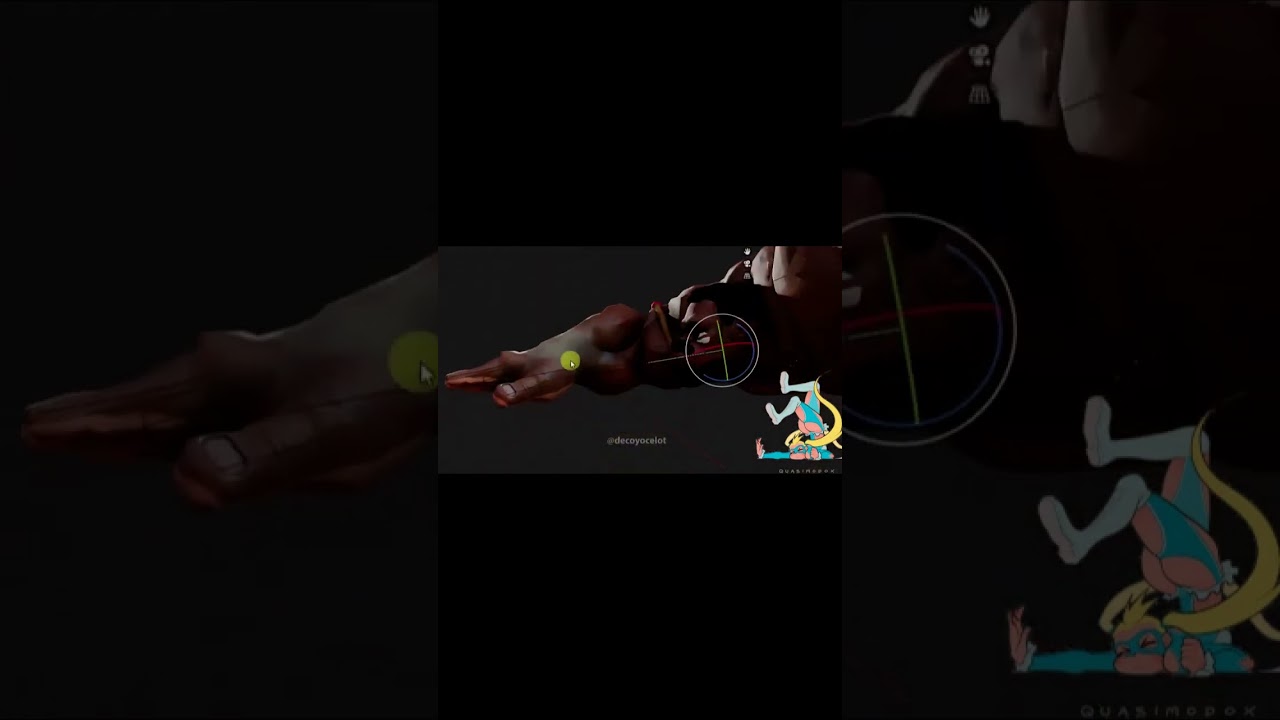 3d character posing