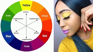 This is the complementary colors makeup challenge!!! i created look
using two that are opposite to each other on color wheel and what...