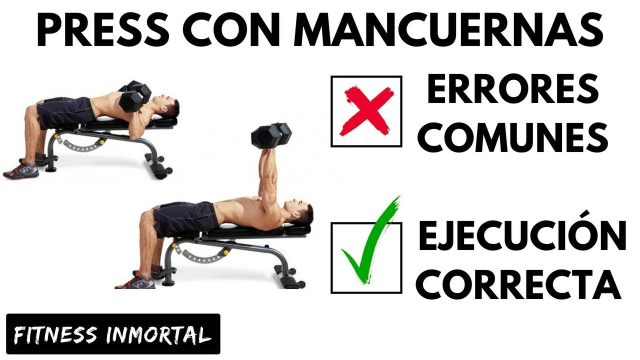 Press Banca Mancuernas 70 Libras Tríceps Press Con Mancuerna Banco Plano  Empuje Mancuernas