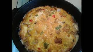 Leftover turkey and vegetable fritata! a creative way to use them
leftovers!