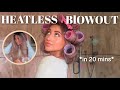 attempting a SALON BLOWOUT W/ ROLLERS *big & bouncy*