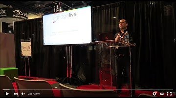 Signagelive for Google Chrome - Raffi Vartian Presents @ DSE 2016