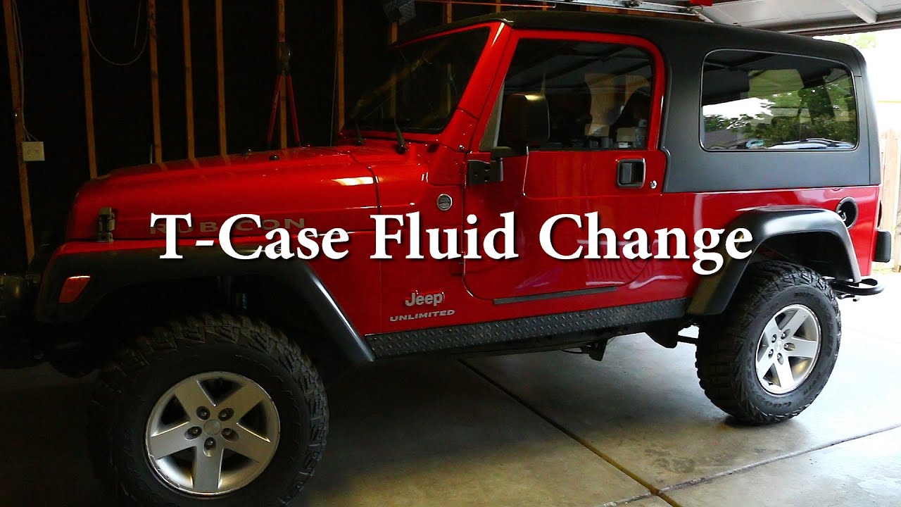 Jeep Transfer Case Fluid Change - YouTube