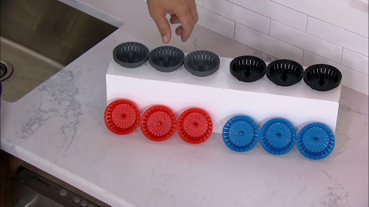 Dripsie Set of 3 AntiClog Sink Strainers Sink Strainers on QVC YouTube