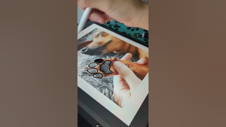 Easy custom dog paw design