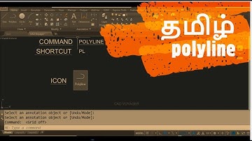 Polyline with all internal settings | Tamil Voice | Cad Voyager | AutoCad | AutoDesk