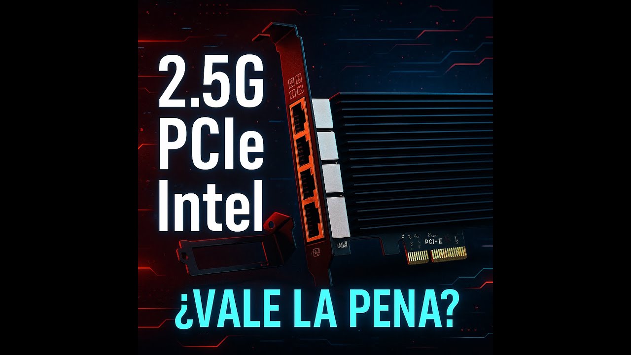 Tarjeta Ethernet PCIe de 2,5 G con chip Intel I226 ( MEJORA EL PING Y EL LAG)