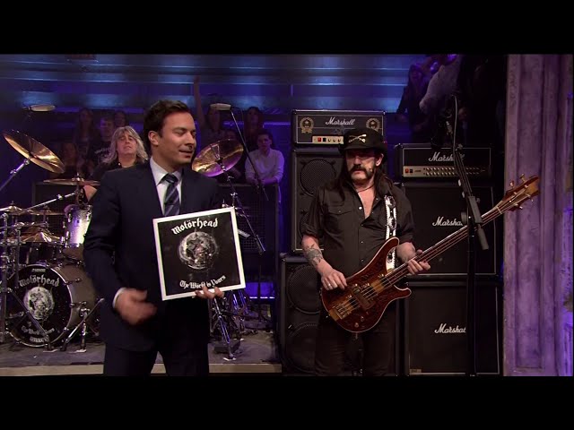 TV Live: Motorhead - Ace of Spades   (Fallon 2011) class=