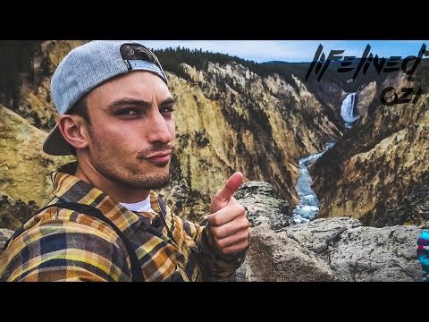Tallest WATERFALL in Yellowstone! + We found a GRIZZLY BEAR!