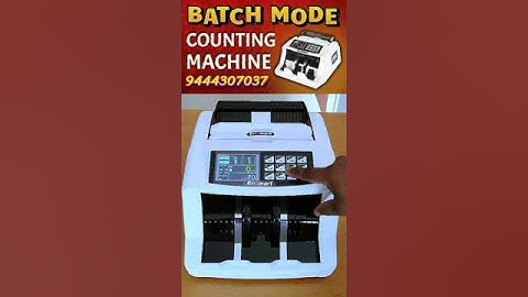 🔒Unlock the Power of Batch Mode! Your Mix 💸Note Counting Machine Can Do This! #shorts ✨ #ytshorts