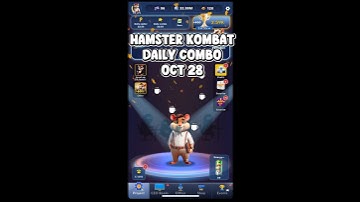 28 October 2025 Hamster Kombat GameDev Daily Combo Today #hamsterkombat #hamsterkombatdailycombo