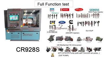 CR928S/CR825 common heui eui eup hpi cr common rail test bench-VDO Siemens piezo injector test
