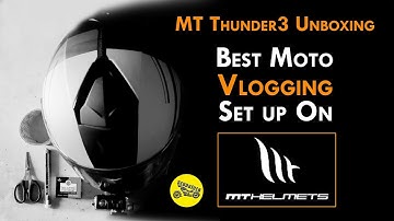 How to set up Action Camera on Helmet || MT Thunder3 Unboxing || MT Helmets