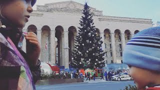 Коварные планы детей, Новый Год без снега - Как проводили и встретили Новый Год в Тбилиси/Влог