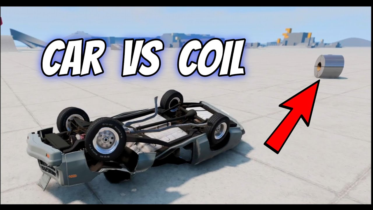 Cars Vs. 30 Ton Coil - Beam Ng Drive