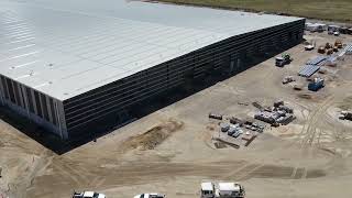 Drone footage of Opal's new packaging facility in Wodonga