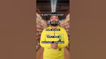 Blinkit Picker Packer Job Me Kya Kaam Hota Hai #blinkit #picker #packingjobs