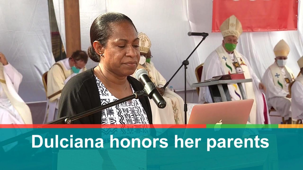 Dulciana honors her parents