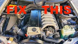 Replacing Breather Valve Piping On Mercedes E300D