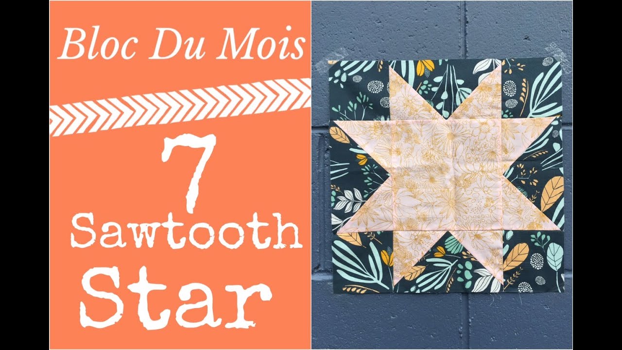 Dessus De Lit Patchwork étoile 8 Points Fait Main En Coton - Style Vintage