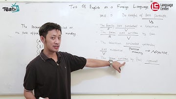 TOEFL SKILL 5 (Structure): Perhatikan Past Participle | TEATU with Mr Wira - Kampung Inggris LC