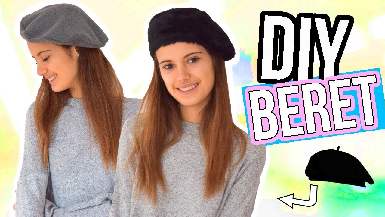 How to make a beret in 1 minute 🤩 *easy and - YouTube