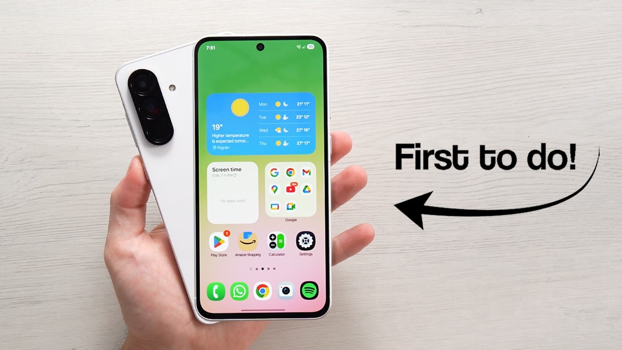 Samsung Galaxy A56 First Things To Do Tips Tricks 