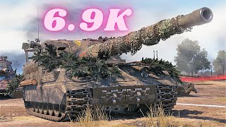 Объект 261 6.9К Урон Артиллерия World of Tanks , WoT Повторы танкового боя