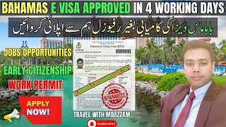 Bahamas E-Visa in 4 Days | No Rejection + Work Permit Option for Pakistan, India &amp; Gulf Expats