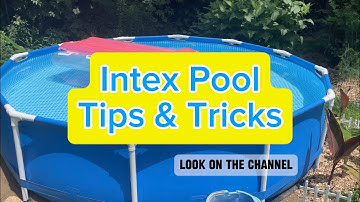 Intex Pool Hacks #1 - How to clean and re-use the filter! #intexpool #bigbuddetv