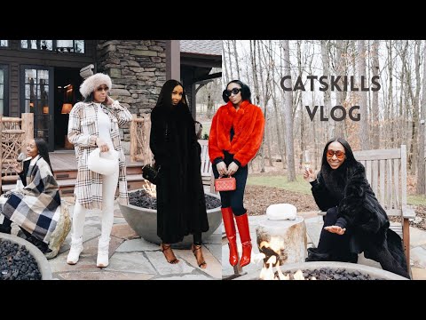 Our Catskills Weekend Vlog | first time Fly Fishing | Catskills staycation / baecation | @MELRWHITE