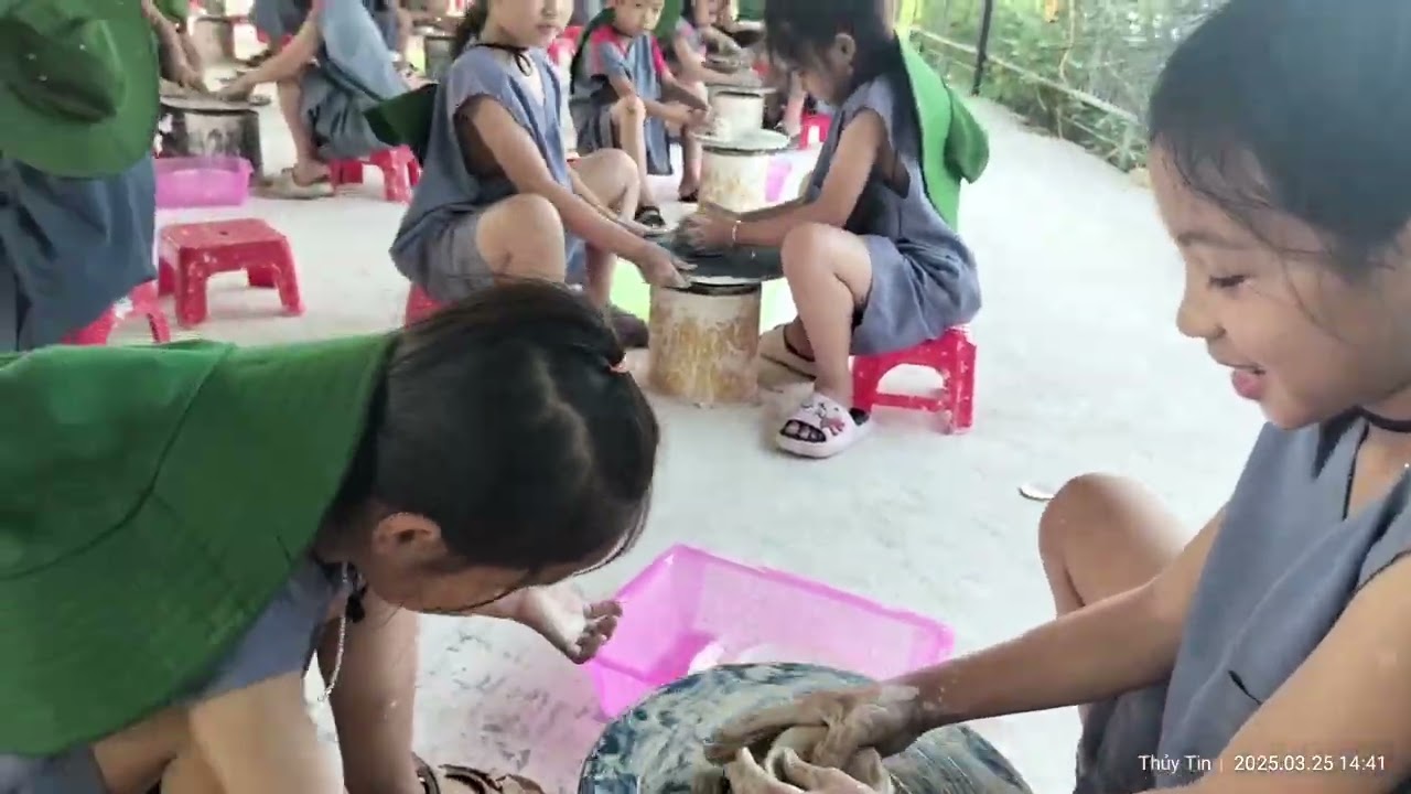 Trải nghiệm tại Edufarm Tượng Sơn cùng học sinh tiêủ học Tô Hiến Thành