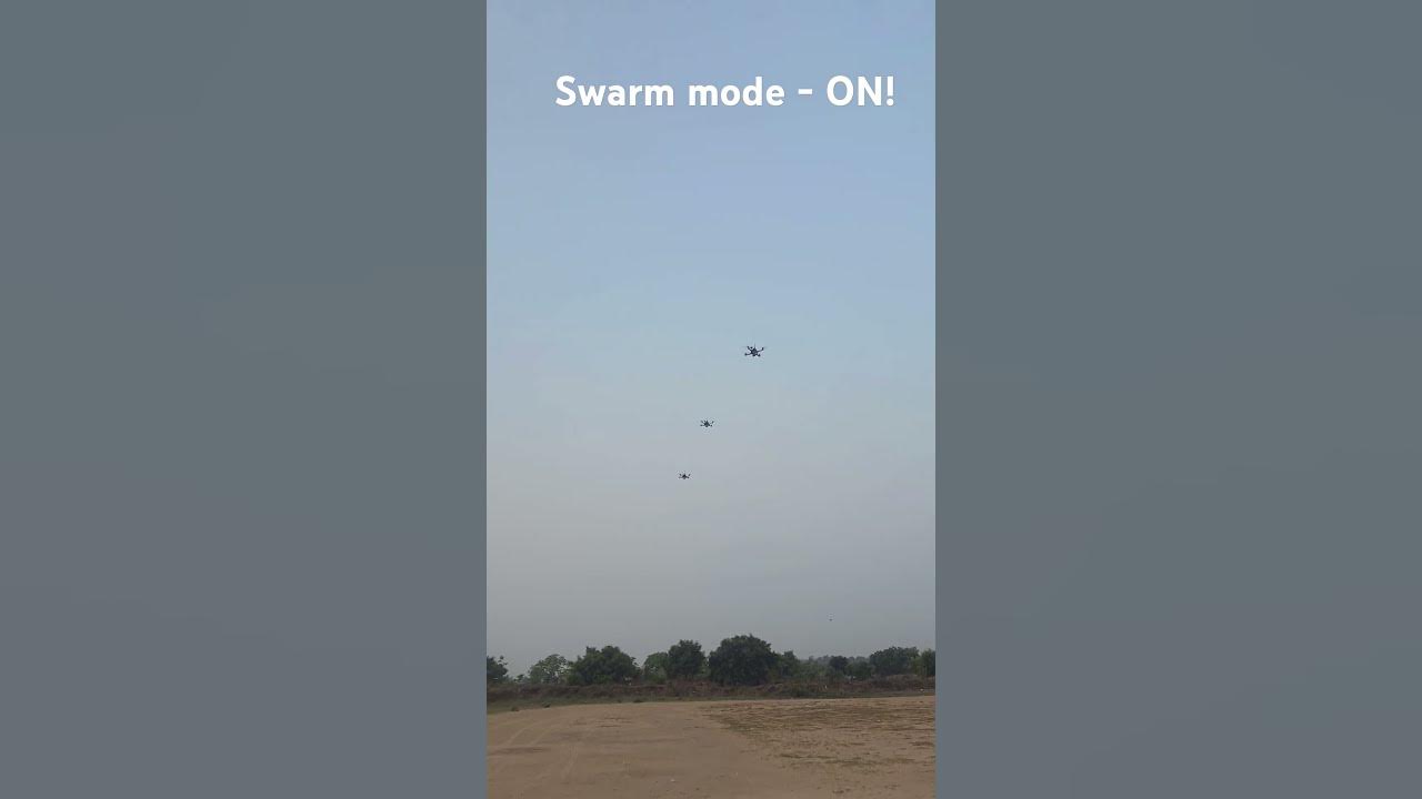 CUAV-based swarm drone responding to leader #drone #ardupilot # ...