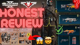 Helldivers 2 (STEELED VETERANS )Brutally honest Warbond review. 