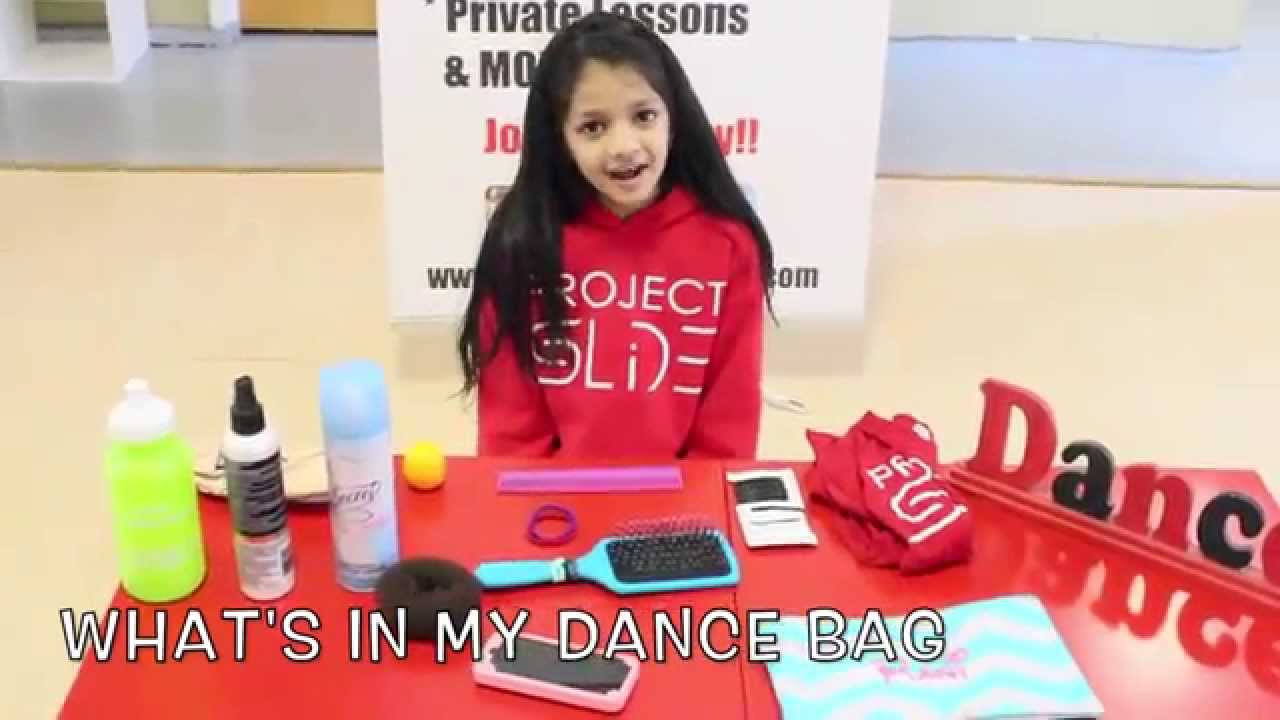 What's In My Dance Bag SLIDE TV YouTube