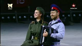 Выступление Московского Казачьего Хора на военно-музыкальном фестивале 