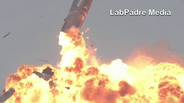 SpaceX Starship explodes after landing
