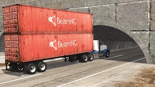 Trucks Vs Low Tunnel – Beamng.drive