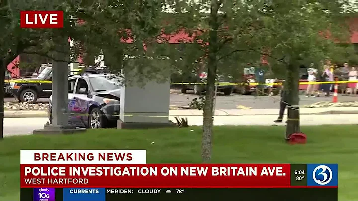 Police investigation on New Britain Avenue in West Hartford