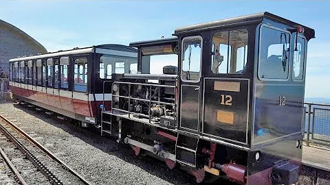To the summit of Snowdon by rail - 4k