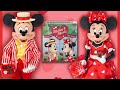 Mickey mouse and minnie mouse valentines day limited edition dolls