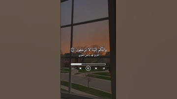 ﴿أَفَحَسِبۡتُمۡ أَنَّمَا خَلَقۡنَـٰكُمۡ عَبَثࣰا﴾ ، القارئ فهد واصل المطيري .