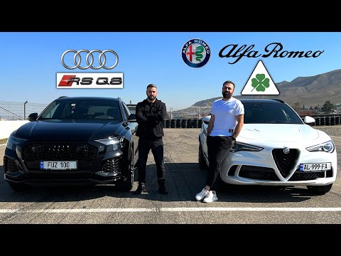 უტდ - Audi RS Q8 - თოვლის ლომხვი! vs Alfa Romeo Stelvio Quadrifoglio!