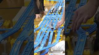 小竹向原駅 魑魅魍魎が走るフリー運転 #shorts #天通団  #プラレール #一緒に直通走らせようよ